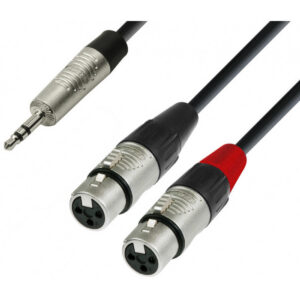 Adam Hall K4YWFF0180-Jack-3.5-XLRF-3PIN-1.8M
